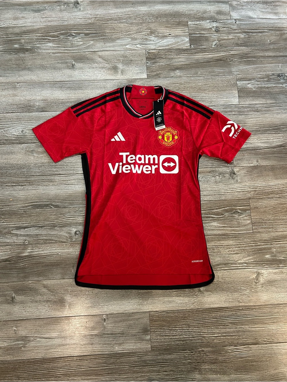 Manchester United 2023/2024 Authentic Adidas Home Soccer Jersey Size Small